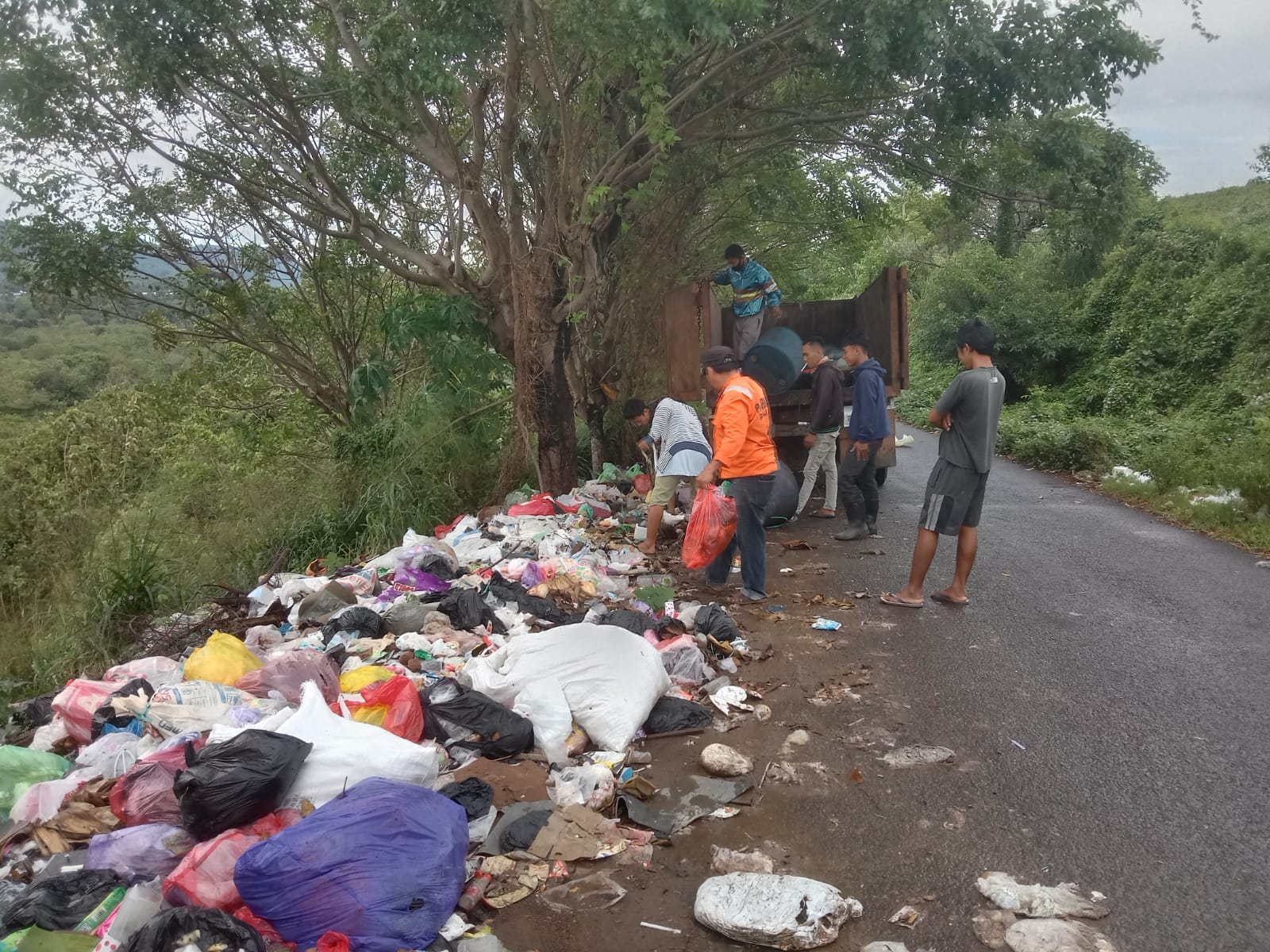 Respon Cepat Info dari Warga, DLH Langsung Bersihkan Stadion Hingga Rapikan Pohon 